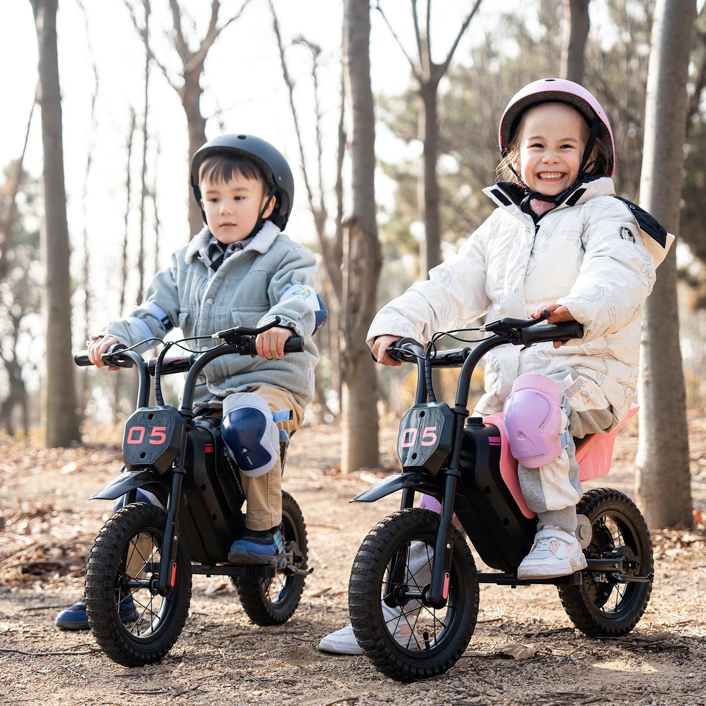 “EVERCROSS TECH EV05M moto elettrica per bambini, 150W, velocità 8/16 km/h, autonomia fino a 10 km, moto da cross da 12 pollici per bambini