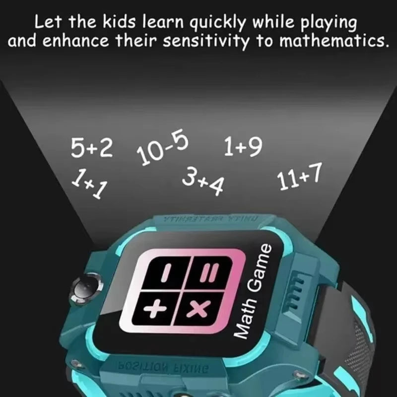 Smartwatch Xiaomi 5G per bambini con SOS, scheda SIM, chiamate, GPS, localizzazione, fotocamera, impermeabile, regalo per bambini e bambine, compatibile con iOS e Android.