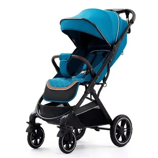 Passeggino per Bambini Altezza Elevata Portatile Ultraleggero Neonati Ammortizzante Passeggino da Viaggio Dondolo per Neonati Per Bambini da 0 a 4 Anni