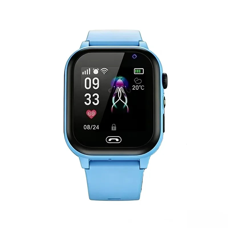 Smartwatch Xiaomi 5G per bambini con SOS, scheda SIM, chiamate, GPS, localizzazione, fotocamera, impermeabile, regalo per bambini e bambine, compatibile con iOS e Android.