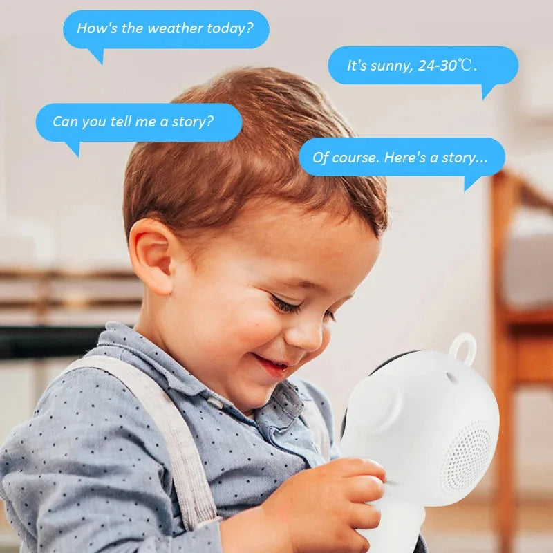 Robot intelligente AI Tuya con WiFi per bambini, giocattolo educativo precoce con riconoscimento vocale e interazione vocale per l’apprendimento educativo