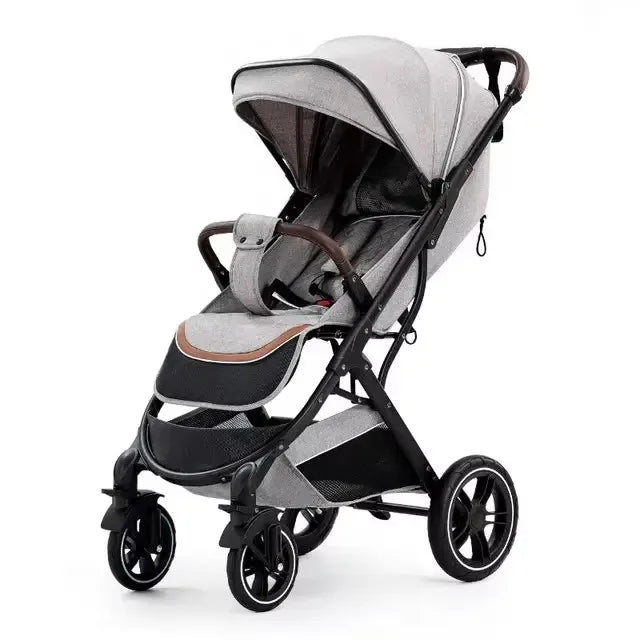 Passeggino per Bambini Altezza Elevata Portatile Ultraleggero Neonati Ammortizzante Passeggino da Viaggio Dondolo per Neonati Per Bambini da 0 a 4 Anni