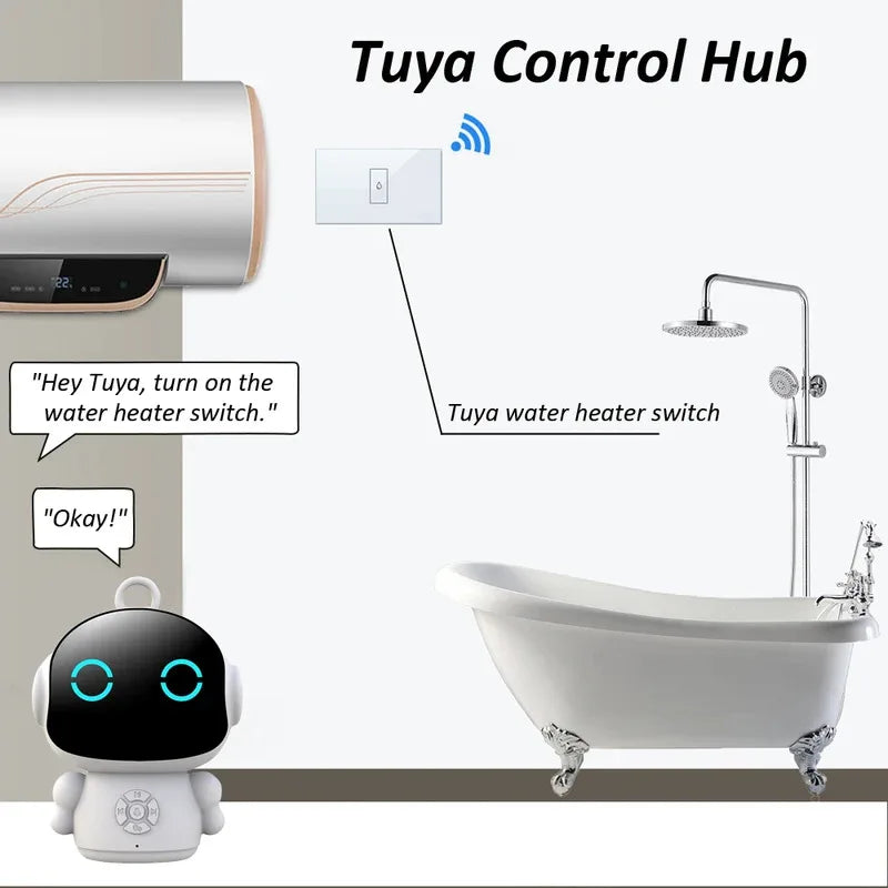 Robot intelligente AI Tuya con WiFi per bambini, giocattolo educativo precoce con riconoscimento vocale e interazione vocale per l’apprendimento educativo