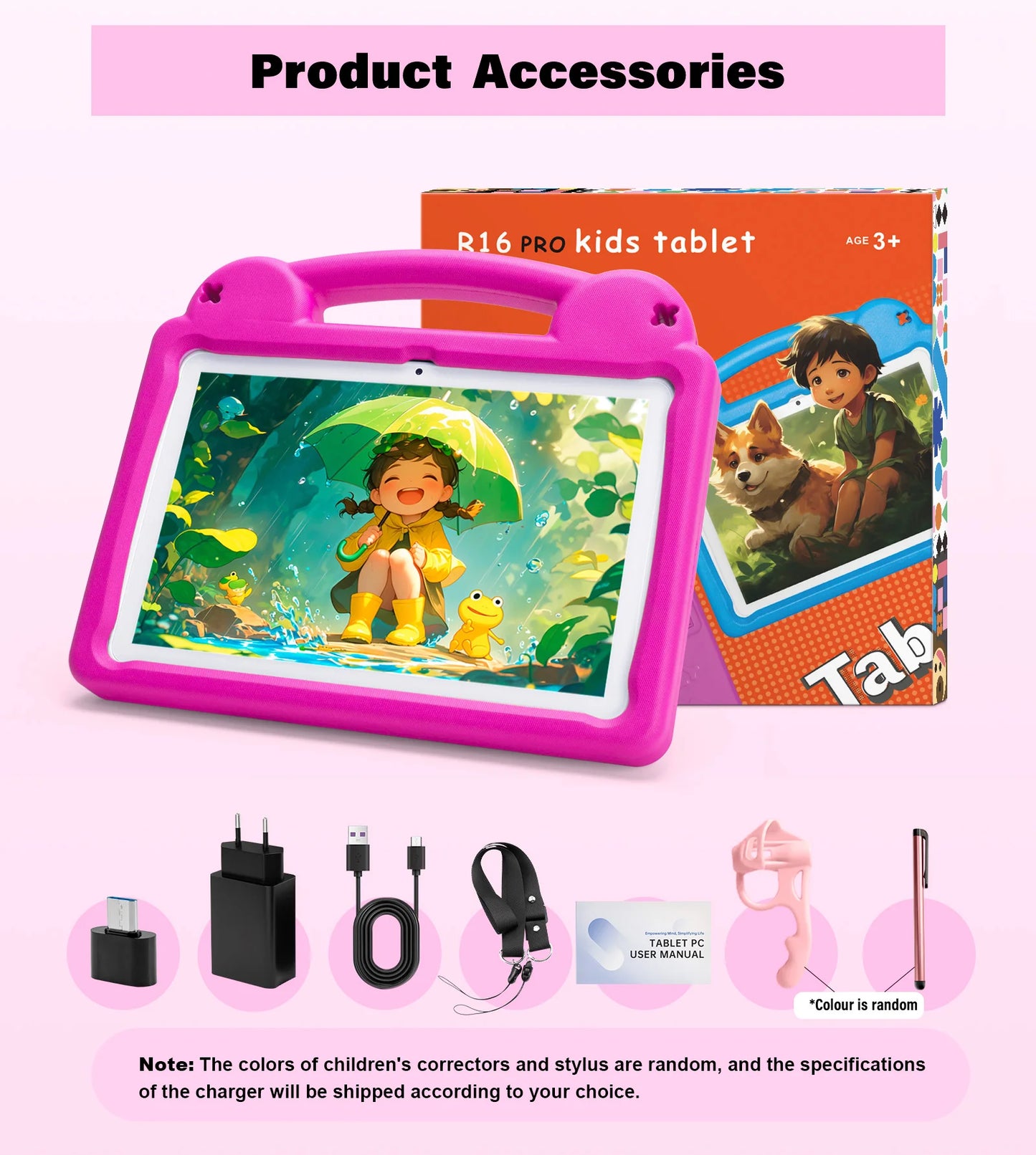 2025 Upgraded Kids Tablet, 10.1" Android 15 Kids Tablet with Parental Control, 5000mAh Battery, 8GB+64GB,Great Gift for Toddlers