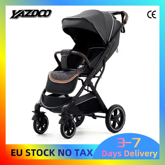 Passeggino per Bambini Altezza Elevata Portatile Ultraleggero Neonati Ammortizzante Passeggino da Viaggio Dondolo per Neonati Per Bambini da 0 a 4 Anni